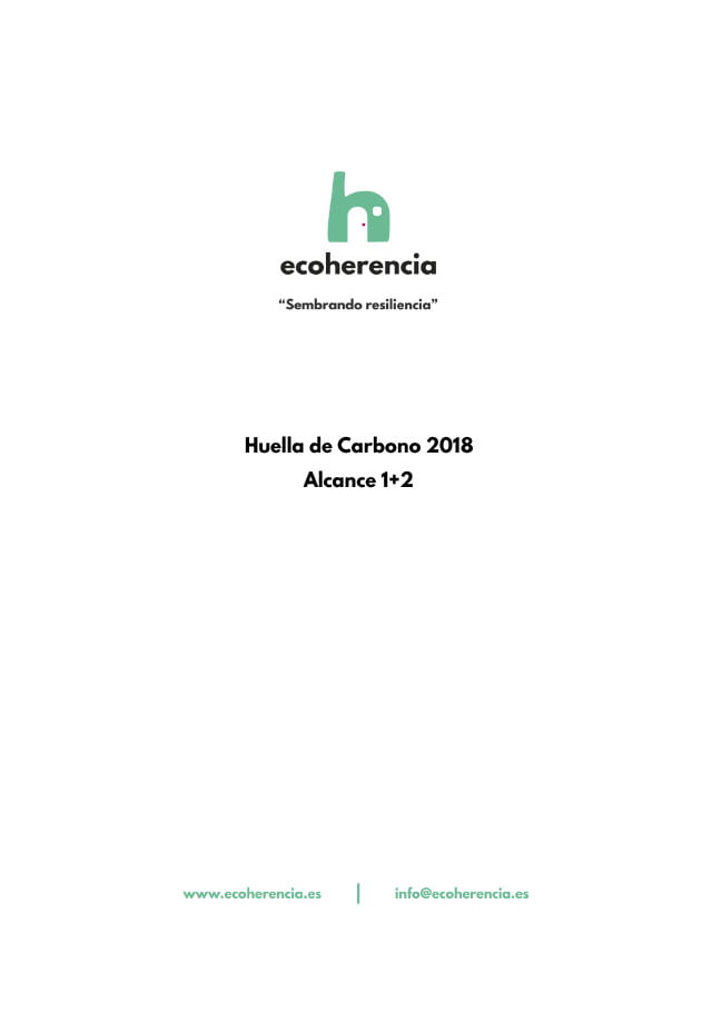 Informe Huella de carbono 2018